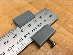 starret ruler stops gauge stop stopper 3d print model - Mito3D