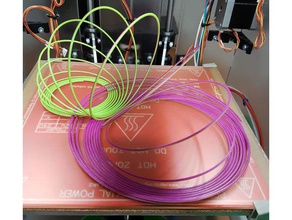 3d-printable filament -print your own 16g 168mm printing tests 3d print model - Mito3D
