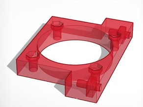 creality ender 2 ventilador de la caja soporte 3d impresora partes 3d print model - Mito3D