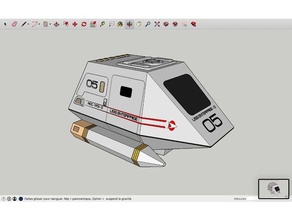 uss enterprise ncc 1701 navette 3d la impresión rusia espacio nave espacial 3d print model - Mito3D