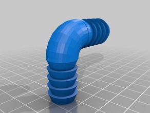 12 de tubos 16 mm 90&deg gardena por goteo 3d impresión 3d print model - Mito3D