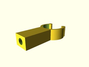 agarre tubo ducha Bad Halterung clip Dusche 3d print model - Mito3D