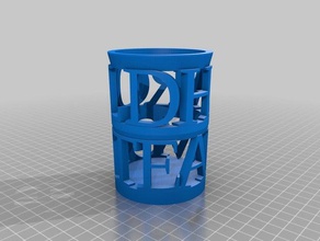 my customized penholder your name 3d print model - Mito3D