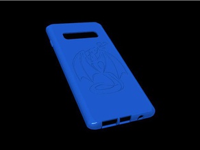 s10+ phone case blank s10 plus 3d print model - Mito3D