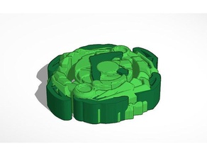 shinning gladiateur3de ds beyblade éclatement de la couche theslashfive 3d print model - Mito3D