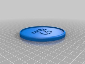 dreamville drink coaster kitchen dining 3d print model - Mito3D