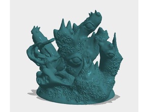 shoggoth creature dnd miniature dungeons dragons gaming 28mm monster pathfinder rpg sea tabletop 3d print model - Mito3D