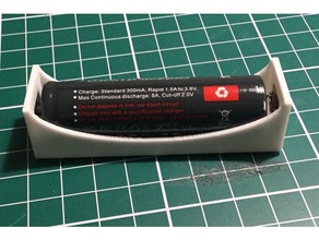18650 battery holder source case 3d print model - Mito3D