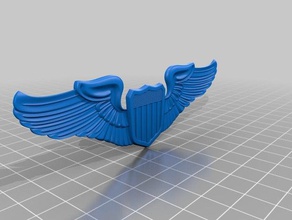 pilote badge other airplane avion 3d print model - Mito3D