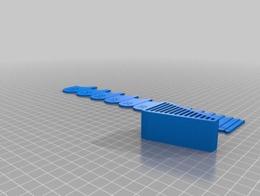 my customized parametric radius gauge 2 - 15 3d print model - Mito3D