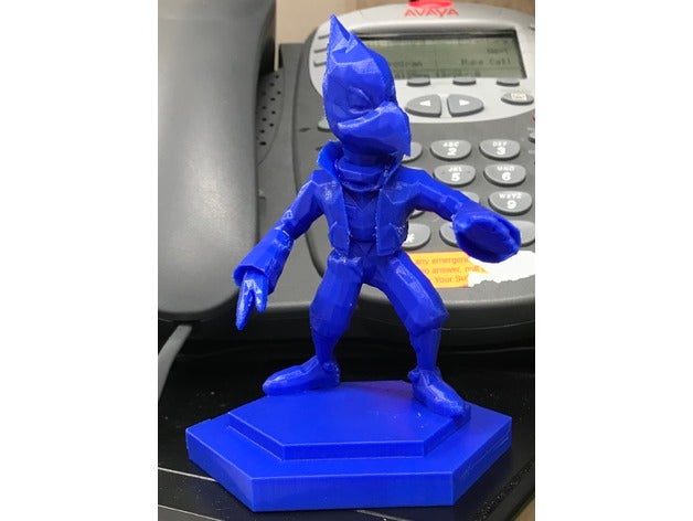 falco melee-Flaschenöffner Flaschenöffner melee super smash bros rob trophy 3D print model - Mito3D