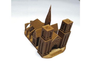 cathédrale gothique 3d print model - Mito3D