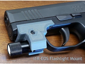 sig p365 rail mount flashlight picatinny sport outdoors accessory created freecad firearm pistol sauer 3d print model - Mito3D