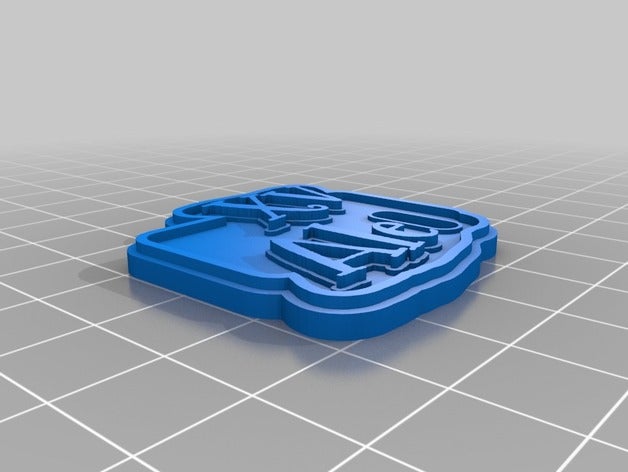 centro Zeichen logos angepasst 3D print model - Mito3D