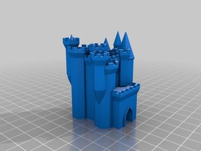 il mio personalizzato grand castle generatore gli edifici strutture 3d print model - Mito3D