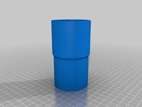 my customized customizer pipe adapter hose fitting 3d print model - Mito3D