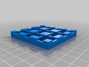 9x9 battery holder customized 3d print model - Mito3D