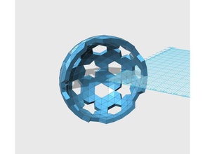 geodätische 6v Hemisphäre pattern001 math Kunst dome 3d print model - Mito3D