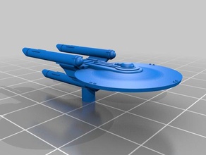 federal heavy cruiser toys games scifi starship trek 3d print model - Mito3D