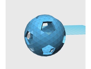geodesic 6v sphere pattern002 math art 3d print model - Mito3D