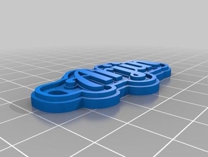 arjin de porte-clés personnalisé 3d print model - Mito3D