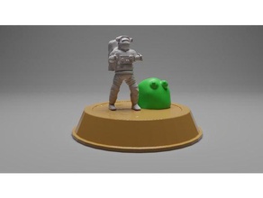 cal splurt space team creatures book miniature 3d print model - Mito3D