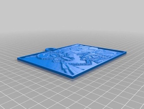 squidward lithopane 2d art personalizzato 3d print model - Mito3D