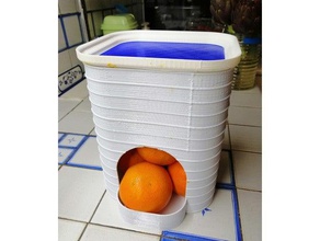 orange dispenser kitchen dining 3d print model - Mito3D