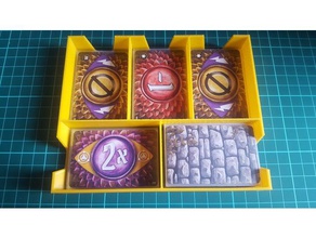 gloomhaven scatole di cartone russo divisori giochi gioco da tavolo inserti organizzatore 3d print model - Mito3D