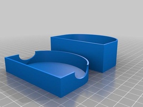 my customized customizer'ed denture holder 3d print model - Mito3D