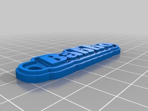 babbo key customized 3d print model - Mito3D