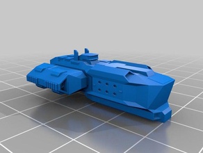 destroyer model uzay gemisi 3d print model - Mito3D