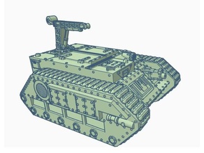 type 19 trojan mod0 games 28mm apc astra militarum chimera imperial miniature tank warhammer40k warhammer 40000 40k 3d print model - Mito3D