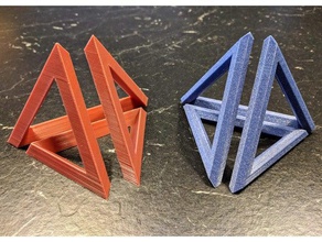 infinity pirâmide tetraedro 3d print model - Mito3D