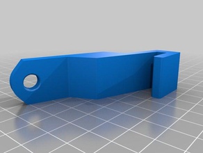 temporary imac display retainer clip freecad v018 3d print model - Mito3D