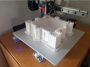 imperadores do castelo de prato, itália edifícios estruturas a arte histórico 3d print model - Mito3D