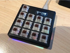 boston r mk april 2019 meetup macropad case keyboard qmk rmk 3d print model - Mito3D
