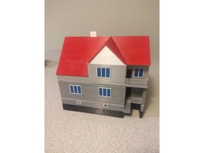 maturitn&iacute pr&aacutece &ndash model domu buildings structures high school house 3d print model - Mito3D