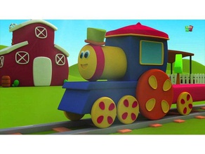 bob il treno jouets de bébé multicolore jouet le train 3d print model - Mito3D