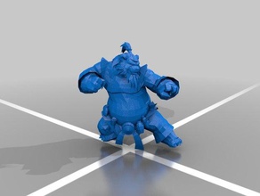 chen triplo malto i giocattoli giochi monaco pandaren wow 3d print model - Mito3D