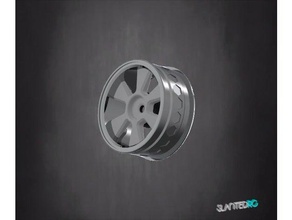 1-10 rc wheel design 3 vehicles car drift wheels slantedrc 3d print model - Mito3D