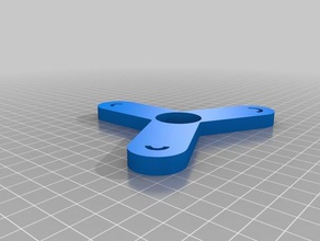 fidget spinner mano juguete 3d print model - Mito3D