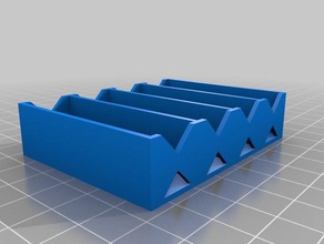 4x1 aa battery holder electronics customized 3d print model - Mito3D