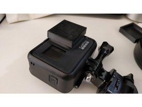 gopro-7 schwarz Objektivdeckel Kamera 3d print model - Mito3D