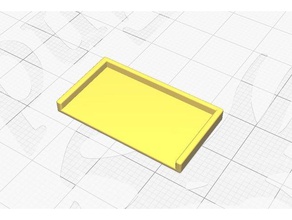 vetro letto scratch protector 25mm foldback morsetti 3d print model - Mito3D