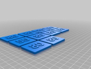 80 işaretler logoları özelleştirilmiş 3d print model - Mito3D