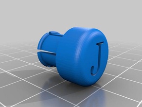 vaper tampa da vela noozle eletrônica ecig vaping 3d print model - Mito3D