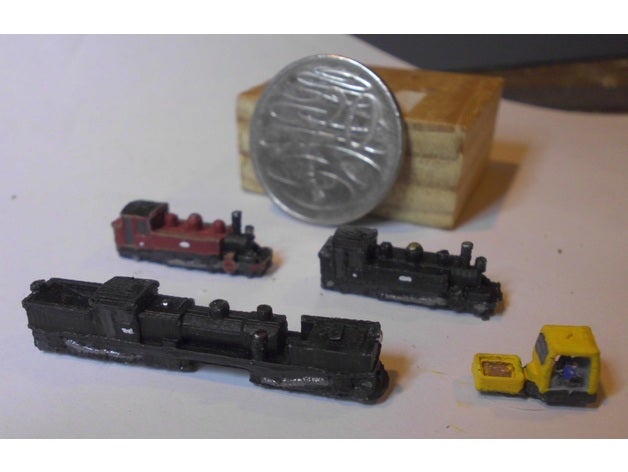 puffing billy locomotivas passatempo 3D print model - Mito3D