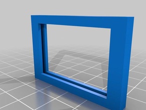 caso transparente de la pantalla sparkfun electrónica 3d print model - Mito3D