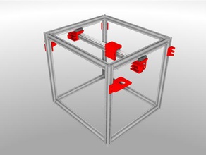 hypercube mgn12 de conversion x axe y corexy rail guidage linéaire 3d print model - Mito3D